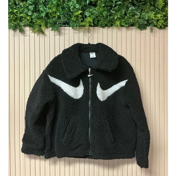Nike Sportswear Women’s Sherpa Full-Zip Jacket Size S - Picture 1 of 5